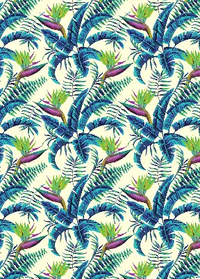 Estores de rolo para janela Plantas tropicais