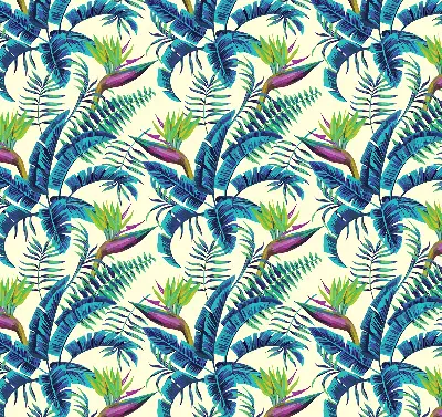 Estores de rolo para janela Plantas tropicais