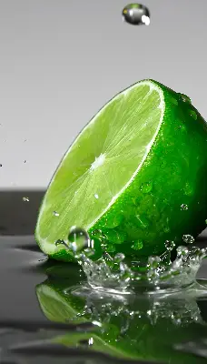 Estores de rolo para porta de varanda Limões na água
