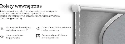 Estores de rolo interiores para janela Metal