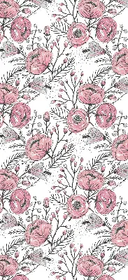 Estores de rolo para janela Botões de flores da árvore