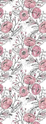 Estores de rolo para janela Botões de flores da árvore
