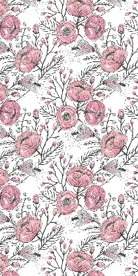 Estores de rolo para janela Botões de flores da árvore