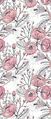 Estores de rolo para janela Botões de flores da árvore