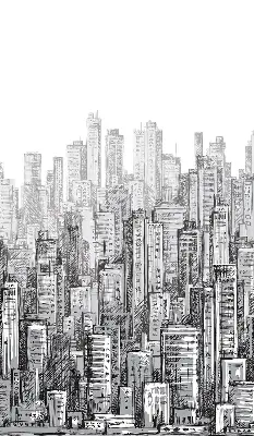 Estores de rolo interiores para janela Cidade