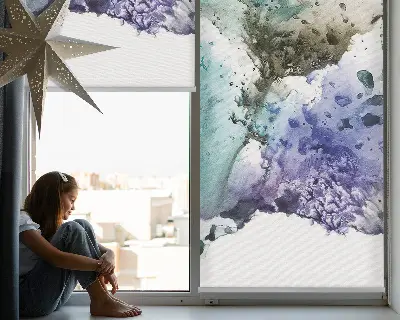 Estores de rolo para janela Quadro pintado