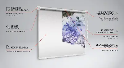 Estores de rolo para janela Quadro pintado