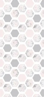 Estores de rolo interiores para janela Hexágonos