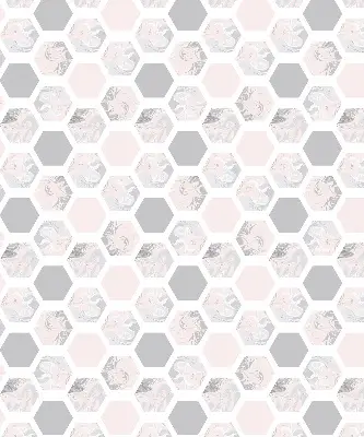 Estores de rolo interiores para janela Hexágonos