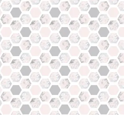 Estores de rolo interiores para janela Hexágonos