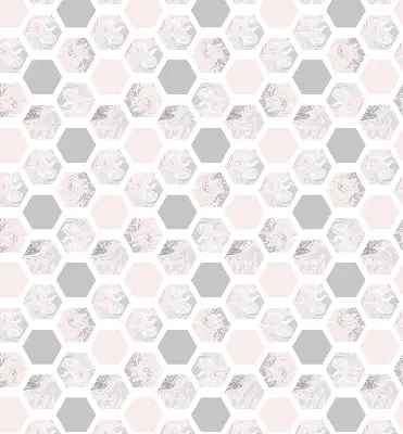 Estores de rolo interiores para janela Hexágonos