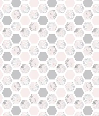 Estores de rolo interiores para janela Hexágonos