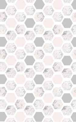 Estores de rolo interiores para janela Hexágonos