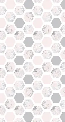 Estores de rolo interiores para janela Hexágonos