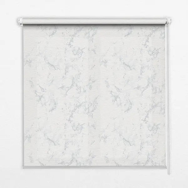 Estores de rolo interiores para janela Mármore branco