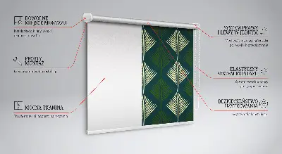 Estores de rolo interiores para janela Plantas