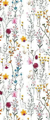 Estores de rolo interiores Flores coloridas