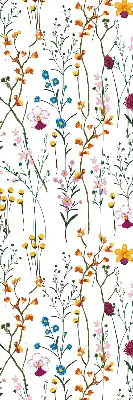Estores de rolo interiores Flores coloridas