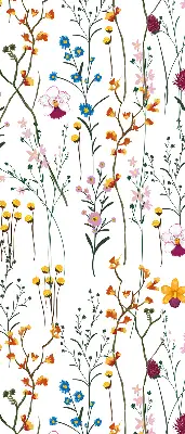 Estores de rolo interiores Flores coloridas
