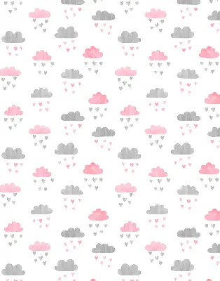 Estores de rolo interiores para janela Nuvens rosa e cinza
