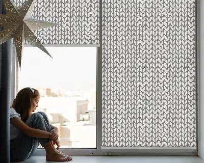 Estores de rolo interiores Abeto branco