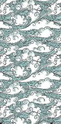 Estores de rolo interiores para janela Nuvens e vento