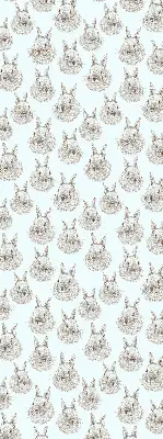 Estores de rolo interiores para janela Coelhos