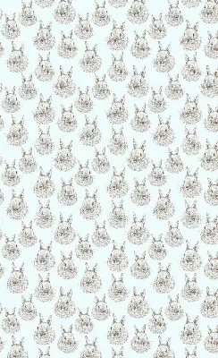 Estores de rolo interiores para janela Coelhos
