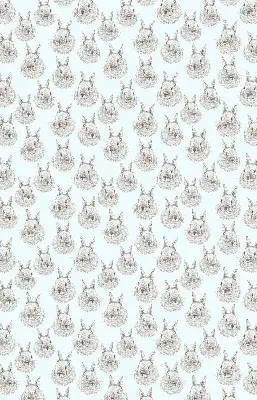 Estores de rolo interiores para janela Coelhos