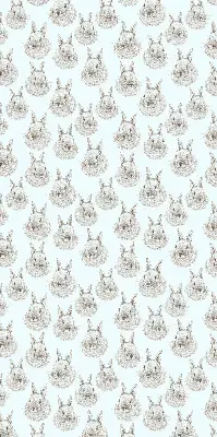 Estores de rolo interiores para janela Coelhos
