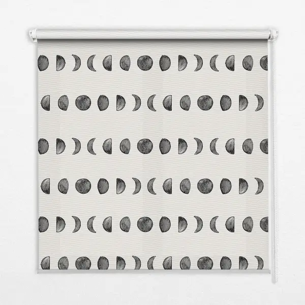 Estores de rolo para porta de varanda Fases da Lua