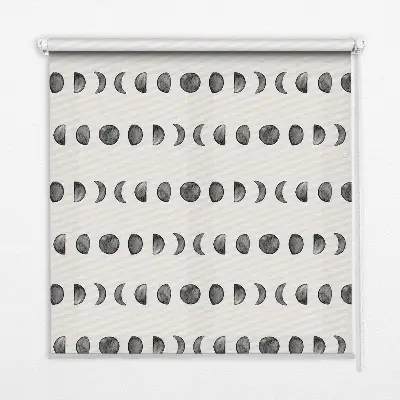 Estores de rolo para porta de varanda Fases da Lua