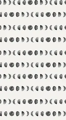 Estores de rolo para porta de varanda Fases da Lua