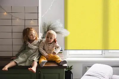 Estores de rolo interiores para janela Amarelo