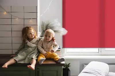 Estores de rolo interiores Vermelho