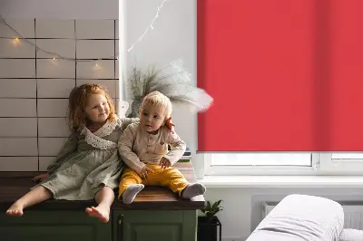 Estores de rolo para porta de varanda Vermelho