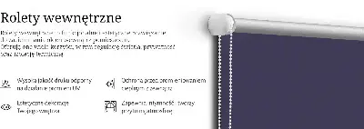 Estores de rolo para porta de varanda Roxo escuro