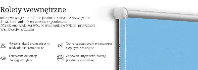 Estores de rolo para porta de varanda Azul