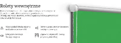 Estores de rolo para janela Verde