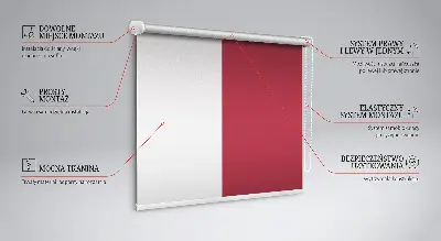 Estores de rolo para porta de varanda Claret
