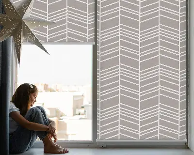 Estores de rolo interiores para janela Abetos brancos