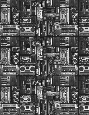 Estores de rolo interiores Alto-falantes de rádio