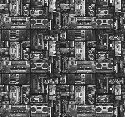 Estores de rolo interiores Alto-falantes de rádio