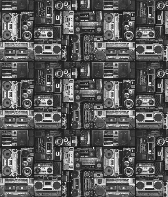 Estores de rolo interiores Alto-falantes de rádio