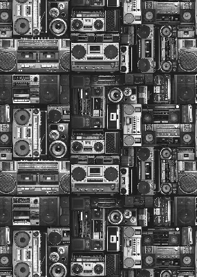 Estores de rolo interiores Alto-falantes de rádio