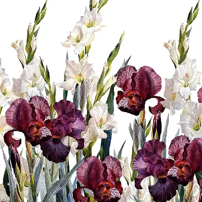 Estores de rolo para porta de varanda Florzinhas
