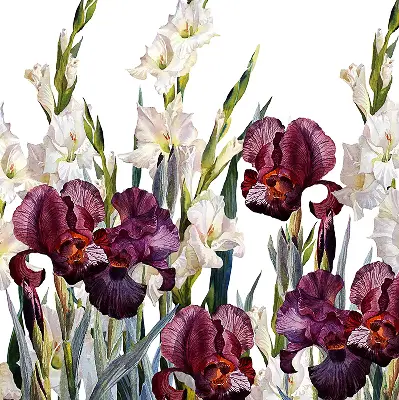 Estores de rolo para porta de varanda Florzinhas