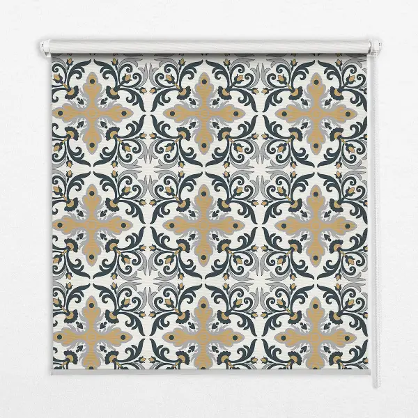 Estores de rolo interiores para janela Azulejo marroquino