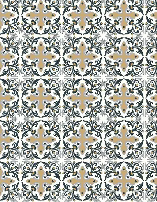 Estores de rolo interiores para janela Azulejo marroquino