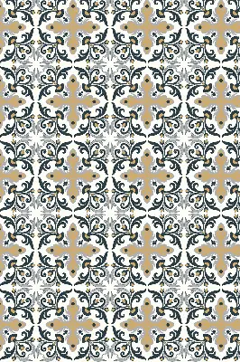 Estores de rolo interiores para janela Azulejo marroquino